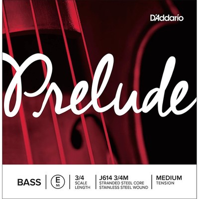 D'Addario Prelude Series Double Bass E String 34 Size