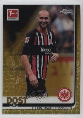 2019-20 Topps Chrome Bundesliga Gold Refractor 49/50 Bas Dost #42 07sj