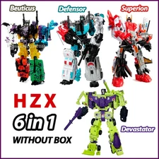 Transformation Robot Toys HZX Defensor Bruticus Superion Devastator IDW 5 IN 1 6
