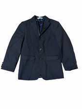 IZOD Boy  s Black Dressy Blazer Sz 10 Altered, Read Measurements  Missing Button