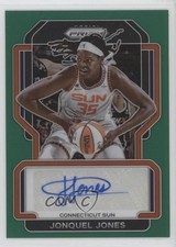 2022 Panini Prizm WNBA Signatures Green Prizm Jonquel Jones #SG-JQJ Auto 12e2