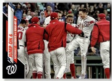 2020 Topps Update #U-3 Jump on 6 (Turner / Difo) Royal Blue Washington Nationals