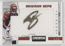 2012 Panini Gridiron Rookie Gems Signatures Gold Ink /299 Mohamed Sanu Auto n1u