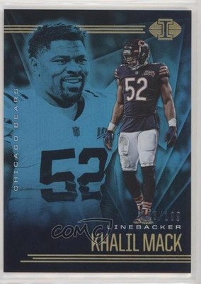 2020 Panini Illusions Trophy Collection Light Blue /199 Khalil Mack #53 0jx5