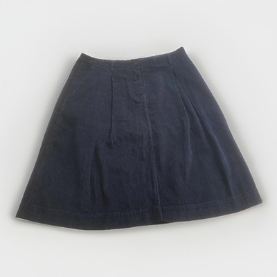 Toast Ordinary Attire Damenrock blau Cord Baumwolle Größe UK 14