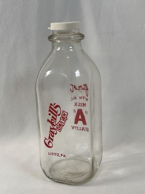 Vintage Graybill s Dairy Lititz Pennsylvania Lancaster County Milk Bottle
