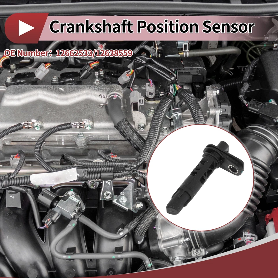 Crankshaft Position Sensor for Chevrolet Cruze 1.4 2017-2019 No.12662533 1 Pc - Image 2 of 4