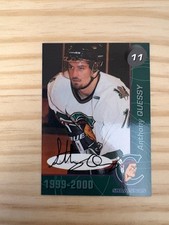 1999-00 Shawinigan Cataractes Signed #4 Anthony Quessy 017/100 AUTOGRAPHED