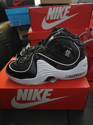 Nike Men's Air Penny 2 'Football Grey' DV0817-001 Black/White/Grey SZ 12 (BR1)