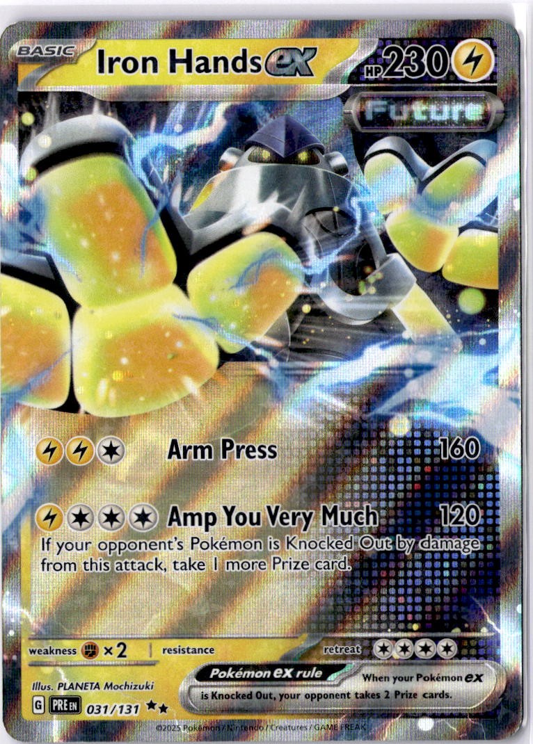 Iron Hands ex - Double Rare SV: Prismatic Evolutions 031/131 NM