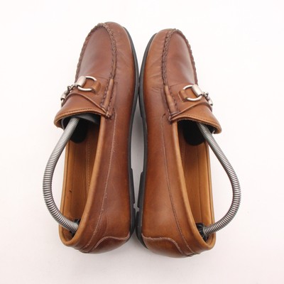 Allen Edmonds Mens 8.5D Sebastian Brown Leather Business Driving Horsebit Loafer Allen Edmonds Sebastian Driving Loafers Men main image 2