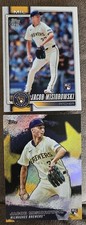 Jacob Misiorowski, The Mis, 2026 Topps 2 card lot, RC, inserts Milwaukee Brewers