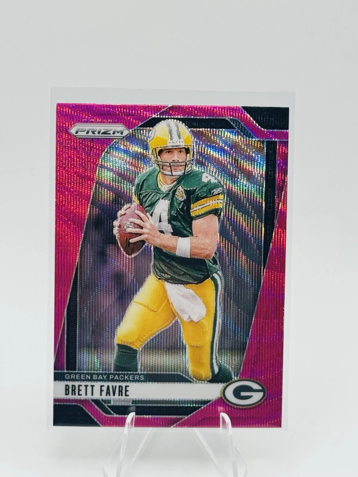 2024 Panini Prizm - Brett Favre #110 Pink Wave Prizm