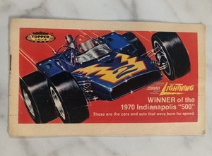 Vintage Johnny Lightning Collectible Die-Cast Catalog Brochure Toppers 1970's