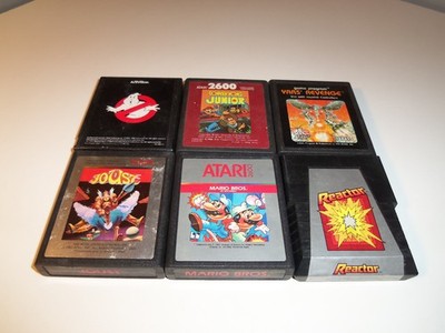 Lot of 6 Atari 2600 Games OEM Cartridges Only