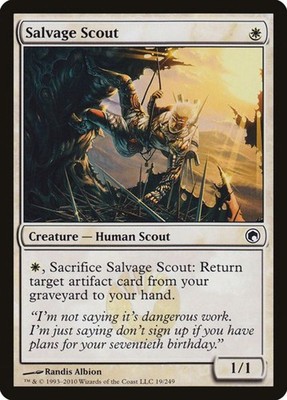 Salvage Scout (Narben von Mirrodin 19) - Common Magic: The Gathering Karte