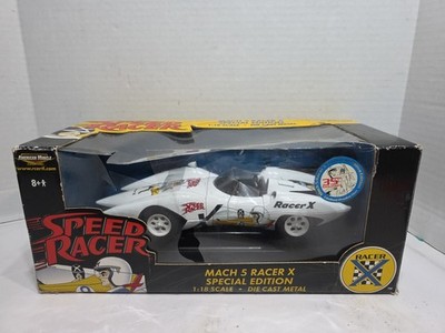 Rare ERTL American Muscle   Mach 5 Racer X 1/18 35th Anniversary Special Edition