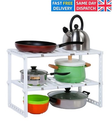 2 Ebenen Ausziehbar Waschbecken Regal Verstellbar Unter Waschbecken Regal Aufbewahrung Organizer Bad