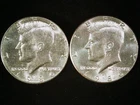 1986-P and D Kennedy Half Dollars (2 coins) AU+. Free Shipping!
