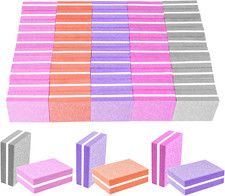 50 Pack Nail Buffers,100/180 Grit Mini Buffer Block, Mini Nail Files for Acrylic