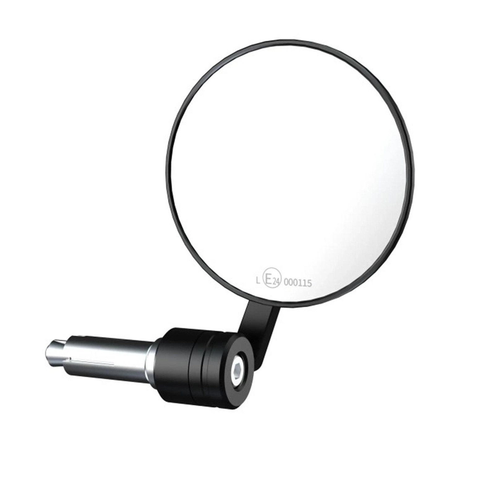 Oxford Circle 360 XL Motorcycle Bar End Mirror Universal Bike Scooter Black