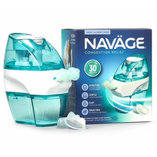 NEW SEALED IN BOX NAVAGE CONGESTION RELIEF SYSTEM WITH EXTRA BOX OF SALTPODS
