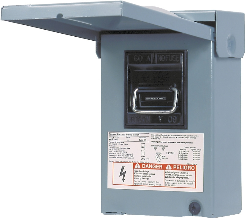 SIEMENS WN2060U Non-Fused AC Disconnect