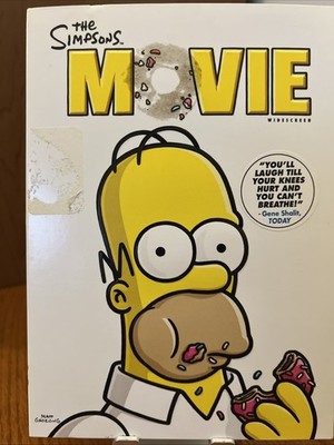 The Simpsons Movie DVD 2007 Release Widescreen Edition