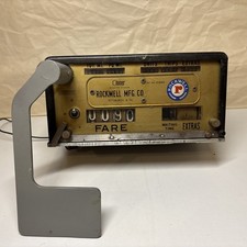Vtg Taxi Cab Meter Rockwell Mfg Co Old Fare B...