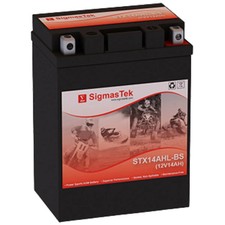 STX14AHL-BS SLA AGM Battery Compatible w/ Arctic Cat 640CC Tigershark, 1997-1999