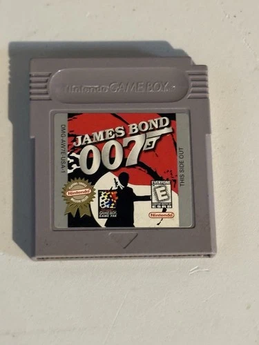 1998 JAMES BOND 007 Nintendo Game Boy Authentic Tested Works