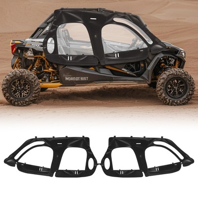 UTV Cab Enclosure Soft Upper Doors Zipper for Polaris RZR XP4 1000/Turbo 14-23
