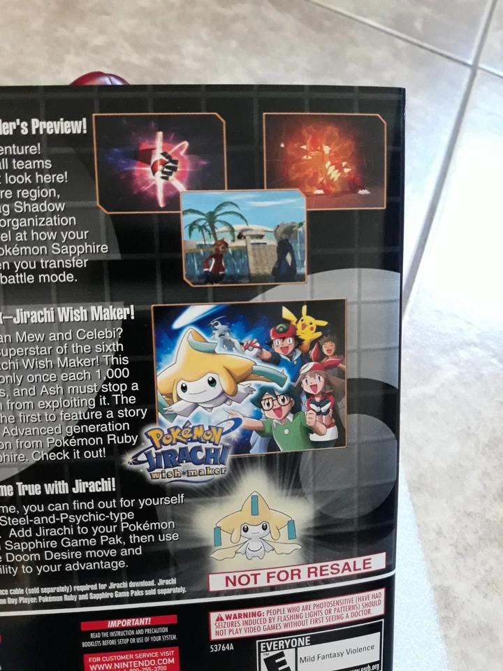 Pokemon Colosseum - Disco de bonificación (Nintendo GameCube, 2004)--USADO EN EXCELENTE ESTADO-- Foto 4 de 4