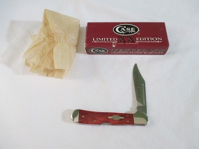 Case XX Limited Edition Red Mini Copperlock 61749 L SS, Item 07976