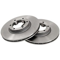 2 Bremsscheiben BelüFtet Ø 255 Mm 20 Mm A.B.S. FüR U.A. Mitsubishi Pajero