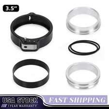 3.5'' V Band Aluminum Quick Release Pinless Clamp Flange Intake Intercooler Pipe