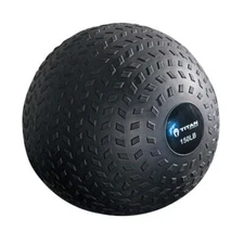 Titan Fitness 150 LB Rubber Tread Slam Ball, Dead Bounce, 14in Diameter