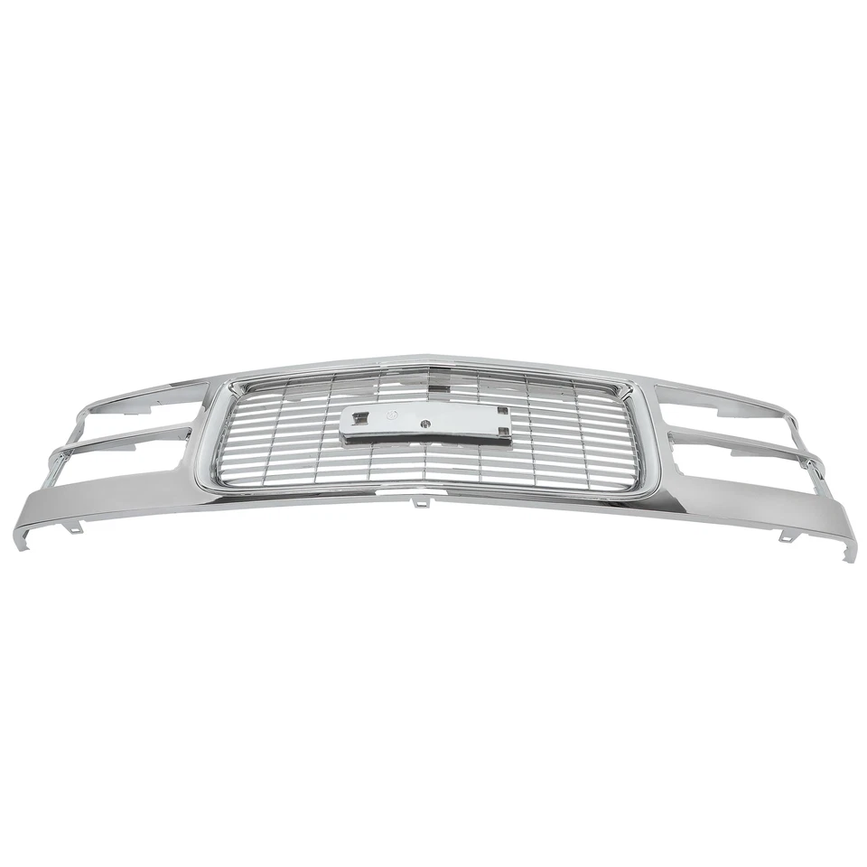 Chrome Grille Assembly For GMC C K 1500 2500 3500 1994-2000 94-99 Yukon - Image 3 of 4