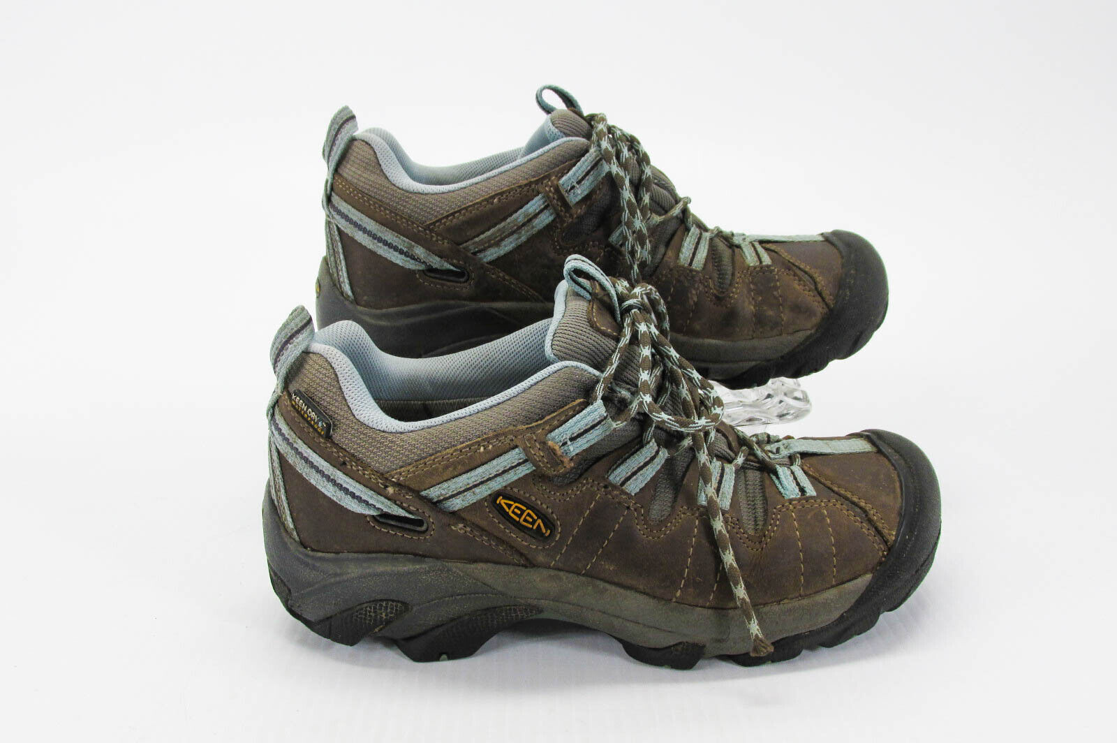 Scarpe da donna Keen Targhee II taglia 8 WP sneakers da trekking atletiche usate vq