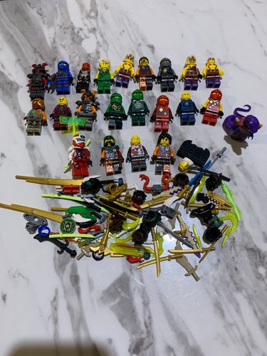 LEGO Ninjago Bulk Lot of 22x Minifigures Accessories Jay Kai Lloyd RARE - 第 1/13 張圖片