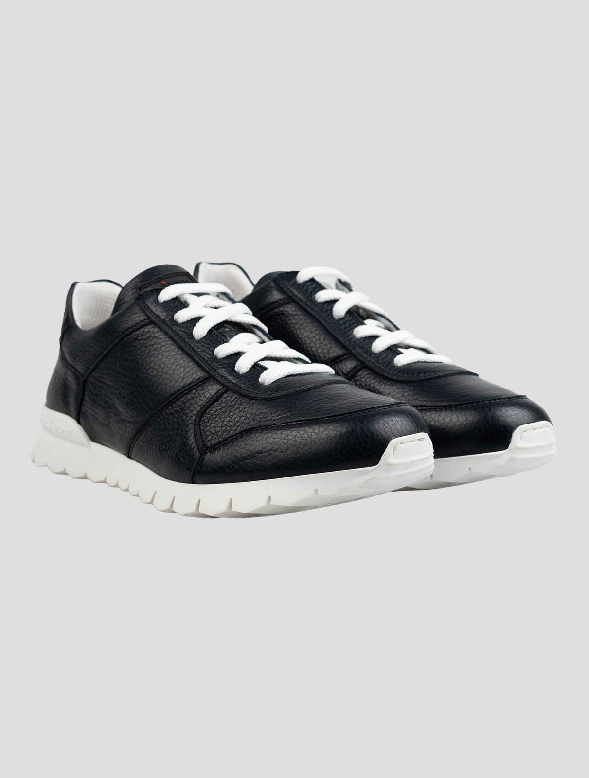 НОВЫЕ ТЕМНО-СИНИЕ КРОССОВКИ KITON ИЗ КОЖИ ОЛЕНЯ размер 95 в США - 425 в ЕС - 85 в Великобритании на подошве 177690₽