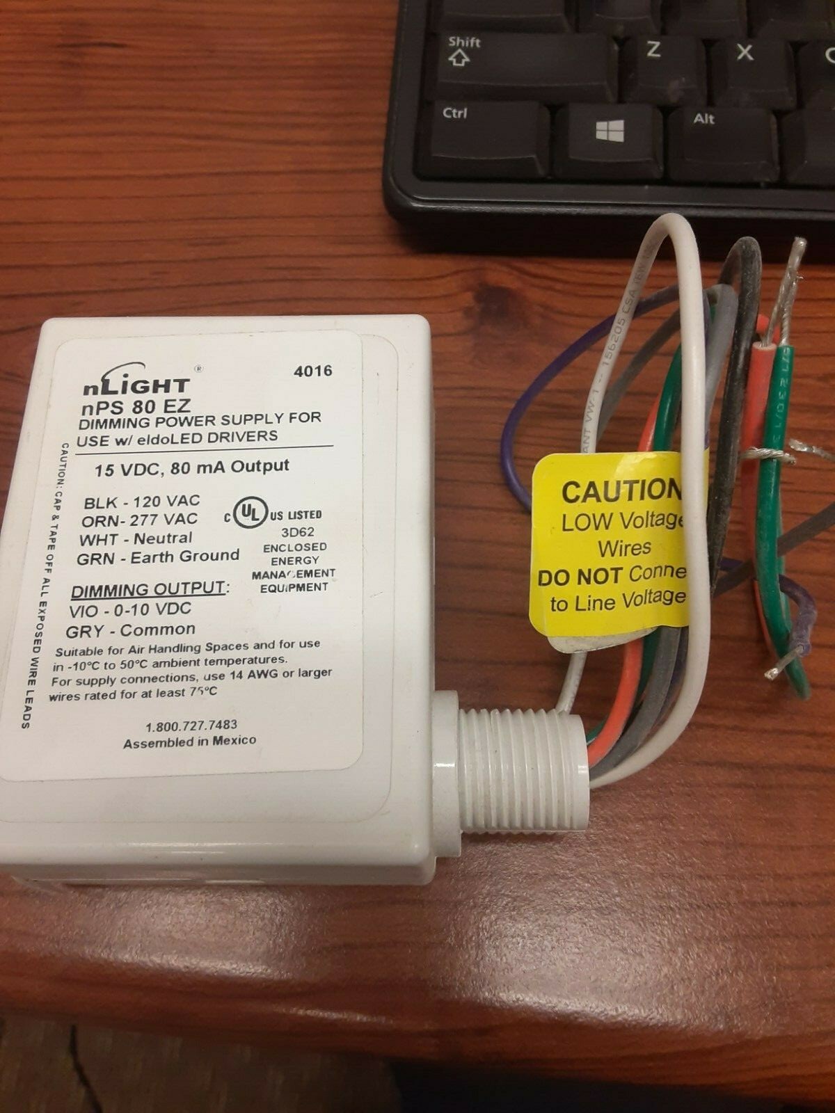 New Acuity Controls nLight nPS 80 EZ dimming power supply for eldoLED