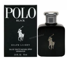 Polo Black by Ralph Lauren for Men 2.5 oz EDT Spray NIB AUTHENTIC