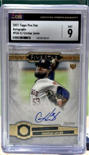 2021 Topps Five Star Cristian Javier #FSA-CJ CSG 9 Mint Rookie Auto RC
