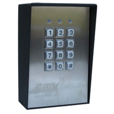 EMX KPX-100 2 Relay Exterior Keypad Stainless Steel Faceplate Backlit Metal Keys