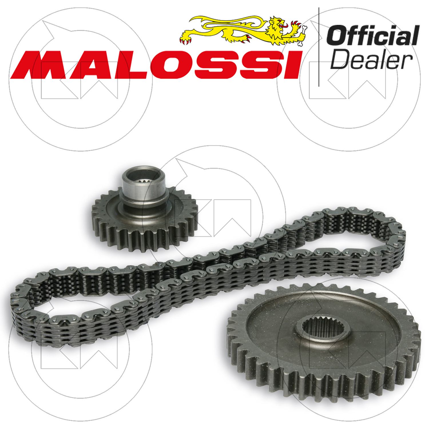 Catena parallela a doppio anello 10x7mm per borse e pochette