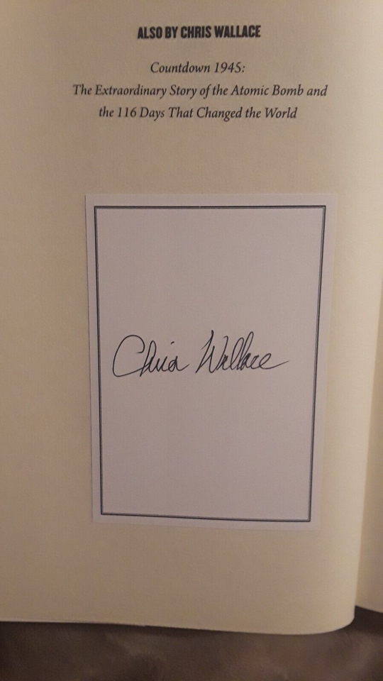 Countdown Bin Laden signed on bookplate by Chris Wallace from 2021 eBay