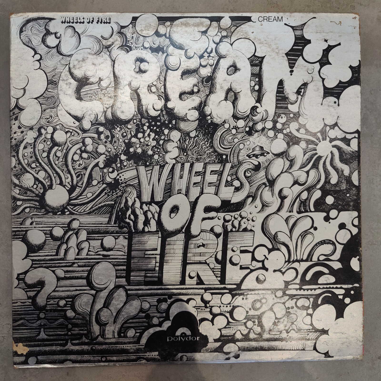 lp vinyl records...Cream...Wheels Of Fire Double Original 1968-image