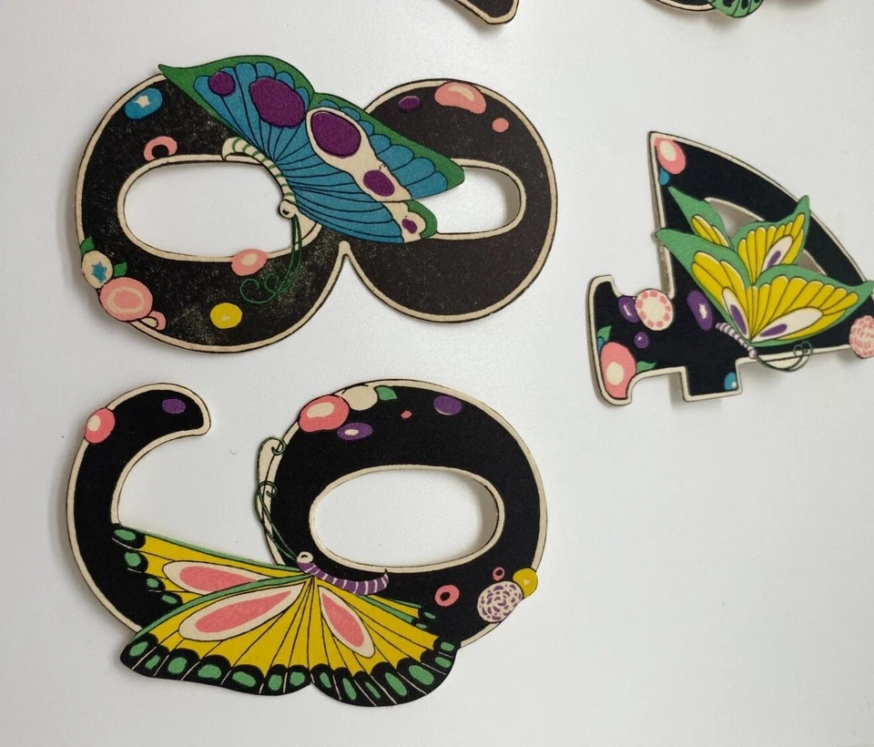 Декоративный стол номера 1-9 бабочки Gibson продукт винтажные вечеринки расходные материалы  - Изображение 4 из 4