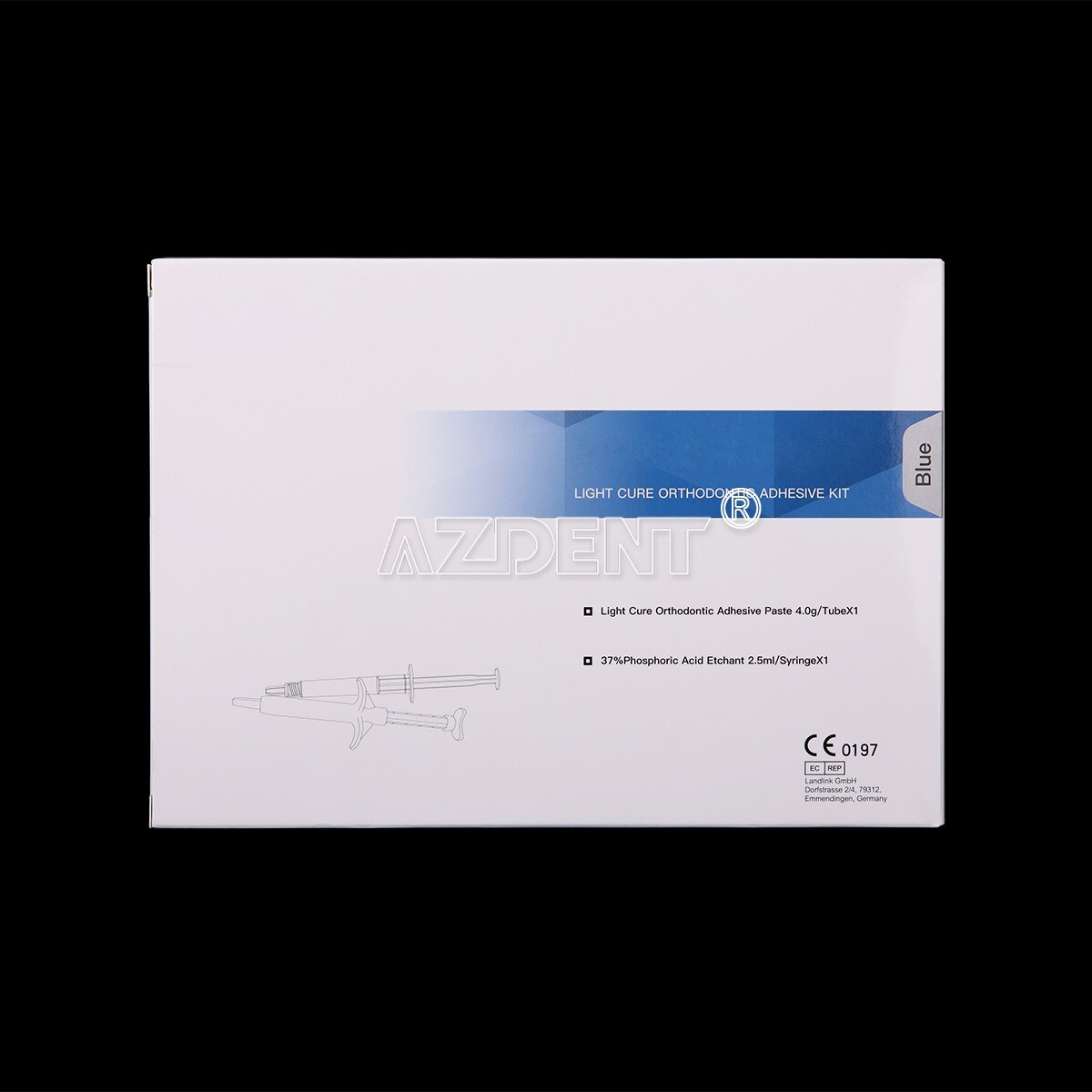 Dental Luz Adhesivo de fotocurado para ortodoncia Etch Resina brackets brace